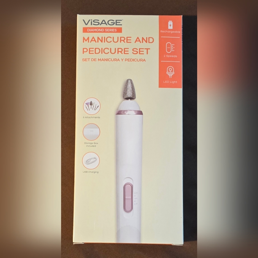 Manicure & Pedicure Set with 6 Attachments